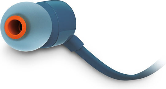 JBL T110 In-ear Handsfree Headphones with Connector 3.5mm Blue