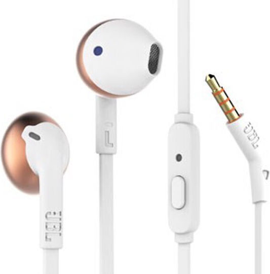 JBL Tune 205 In-ear Handsfree Headphones with Connector 3.5mm White