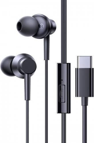 Baseus Encok In-ear Handsfree με Βύσμα USB-C Μαύρο