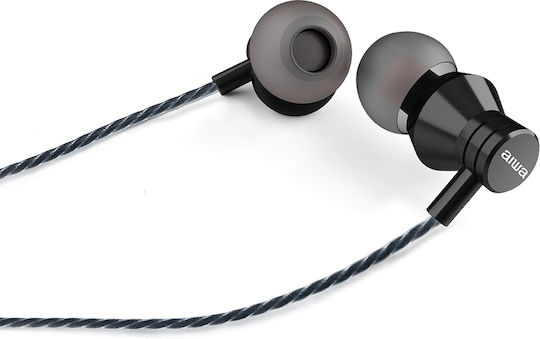 Aiwa 262-AIW-TM50SL In-Ear Freisprecheinrichtung Kopfhörer mit Stecker 3.5mm Gray