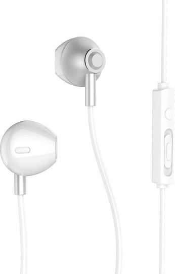 Remax RM-711 Earbuds Handsfree Headphones with Connector 3.5mm Gray