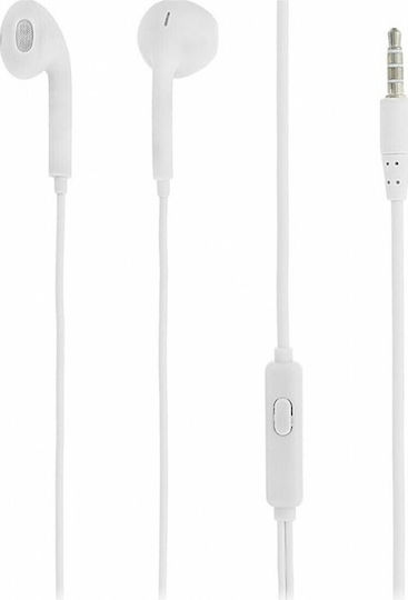 Tellur TLL162152 In-ear Handsfree Ακουστικά με Βύσμα 3.5mm Λευκό