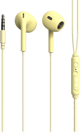 Moveteck Слушалки Безжични Стерео с жак 3.5mm Жълт