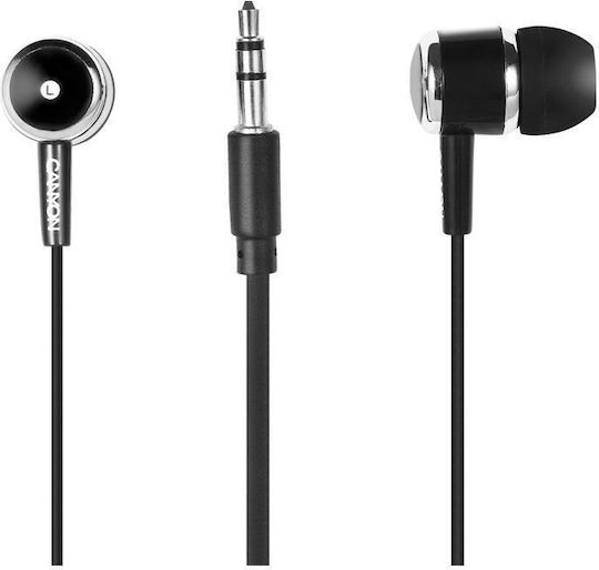 Canyon CNE-CEPM01B In-ear Handsfree Ακουστικά με Βύσμα 3.5mm Μαύρο