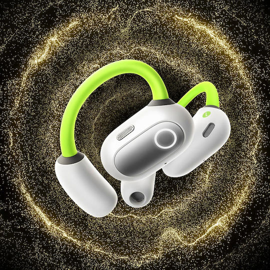 Baseus Eli Sport 1 PM20A Open Ear Bluetooth Handsfree Ακουστικά με Αντοχή στον Ιδρώτα και Θήκη Φόρτισης Stellar White