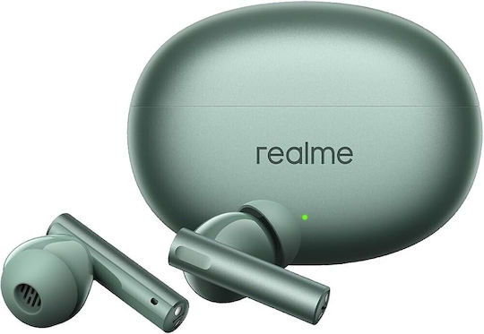 Realme Buds Air 6 Bluetooth Handsfree Ακουστικά με Θήκη Φόρτισης Forest Green
