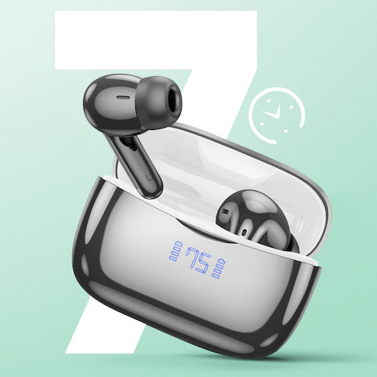 Hoco EQ16 In-ear Bluetooth Handsfree Earphones with Charging Case Black Glaze