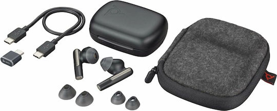Poly Voyager Free 60 UC In-ear Bluetooth Handsfree Earphones with Charging Case Black