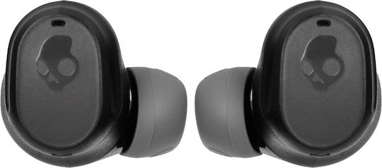 Skullcandy Mod In-ear Bluetooth Handsfree Ακουστικά με Αντοχή στον Ιδρώτα και Θήκη Φόρτισης True Black