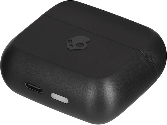 Skullcandy Mod In-ear Bluetooth Handsfree Ακουστικά με Αντοχή στον Ιδρώτα και Θήκη Φόρτισης True Black