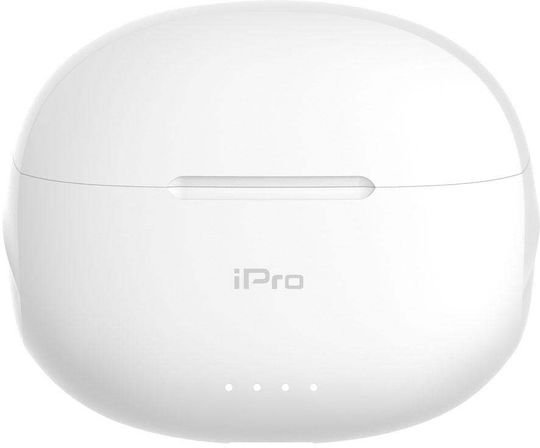 iPro TW300 In-Ear Bluetooth-Freisprecheinrichtung Kopfhörer mit Ladeetui Weiß