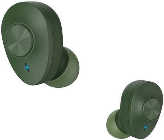 HAMA Freedom Buddy In-ear Bluetooth Handsfree Earphones with Charging Case Green