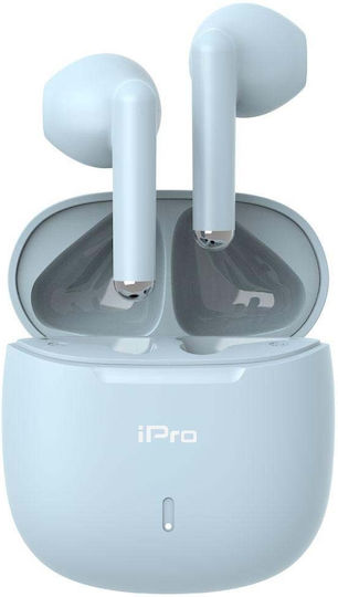iPro TW100 In-ear Bluetooth Handsfree Earphones with Charging Case Light Blue