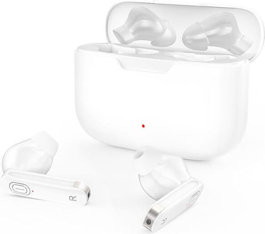 Blaupunkt In-ear Bluetooth Handsfree Căști cu Carcasă de Încărcare Alb