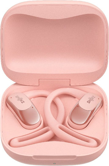 Shokz OpenFit Air Open Ear Bluetooth Handsfree Ακουστικά με Αντοχή στον Ιδρώτα και Θήκη Φόρτισης Ροζ