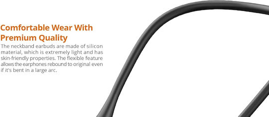 Riversong Stream M1 In-ear Bluetooth Handsfree Ακουστικά με Αντοχή στον Ιδρώτα Μαύρα