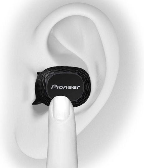Pioneer C8 In-ear Bluetooth Handsfree Ακουστικά με Θήκη Φόρτισης Μαύρα