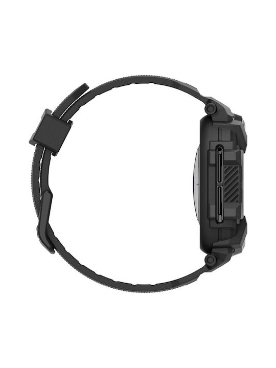Spigen Rugged Armor Pro Curea Silicon Negru (Galaxy Watch Ultra)