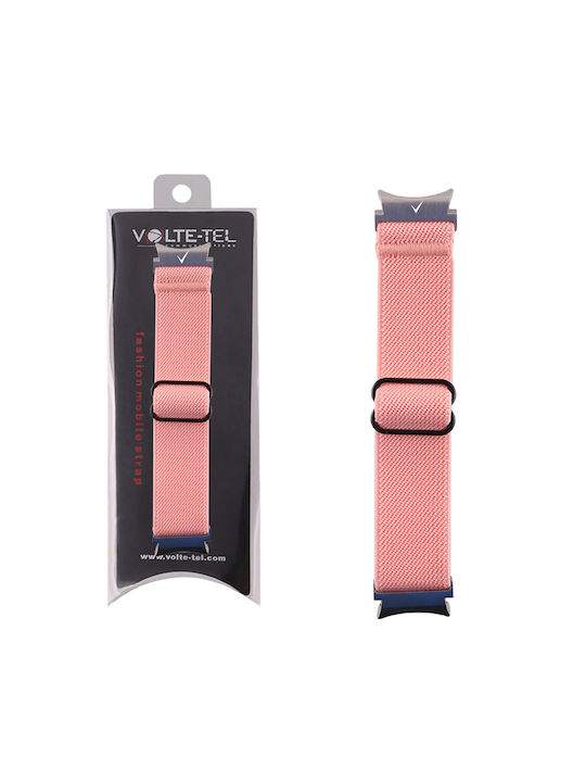 Volte-Tel VT118 Λουράκι Ροζ (Galaxy Watch4/5/6/7/FE/4 Classic/6 Classic/5 Pro)