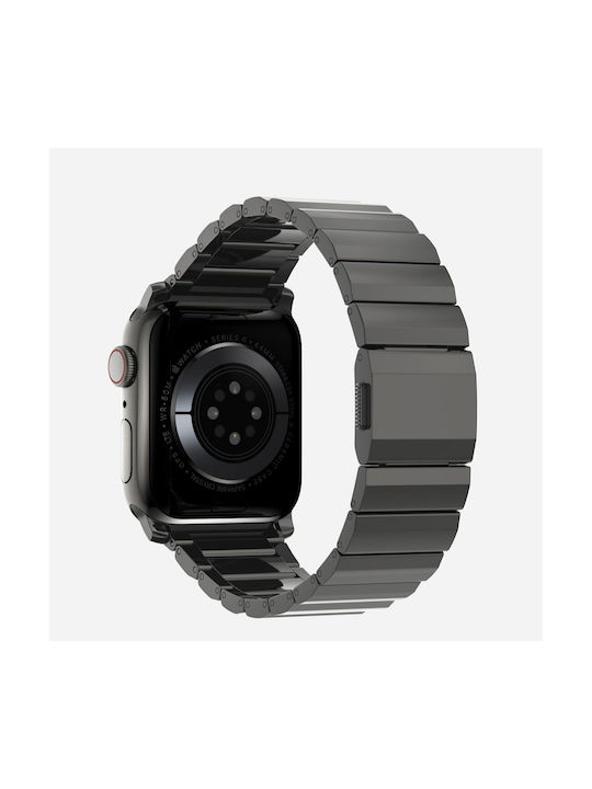 Tech-Protect Steelband Curea Oțel inoxidabil Negru (Apple Watch 44/45/46mm/Ultra 49mm)