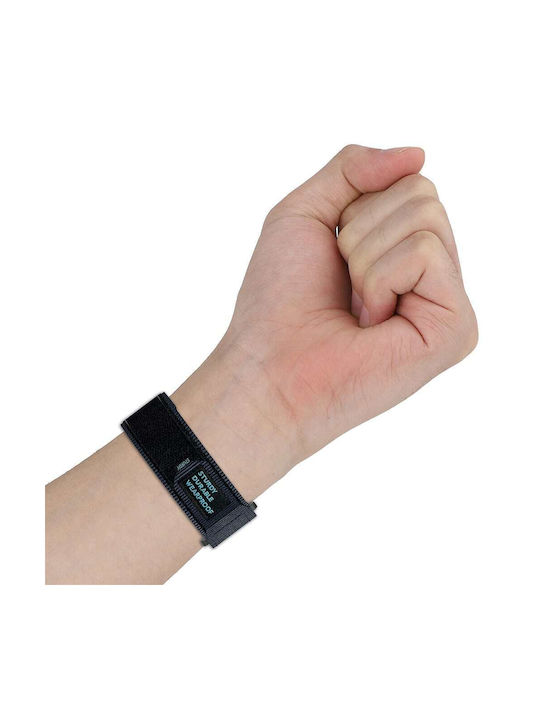 Techsuit Strap Fabric Black (Fenix 5 / 5 Plus / 6 / 6 Pro / 7 / 7 Pro / 8 (47mm))