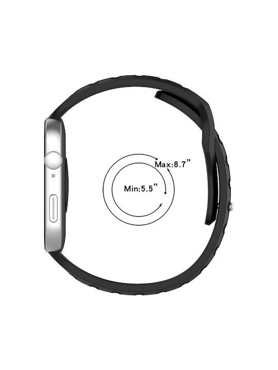 Techsuit Λουράκι Σιλικόνης Μωβ (Huawei Watch Fit 3 / 4 / 4 Pro / 5 / 5 Pro)