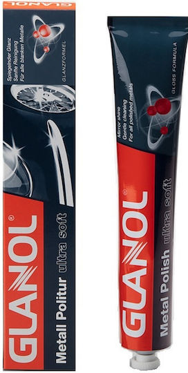 Glanol Metal Polish Ultra Soft Αλοιφή Γυαλίσματος για Μεταλλικές Επιφάνειες 100gr