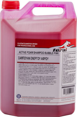 Feral Σαμπουάν Ενεργού Αφρού Bubble Pink Car Wash Shampoo With Wax and Scent Bubble Gum 4lt