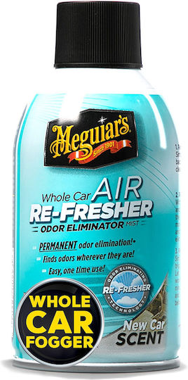 Meguiar's Air Re-fresher Спрей за Почистване на Автомобилен Климатик с Аромат Нов Автомобил 59ml