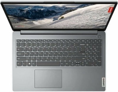 Lenovo IdeaPad 1 15IGL7 15.6" FHD (Celeron Dual Core-N4020/8GB/256GB SSD/Fără OS) Gri Cloud (Tastatură ES)