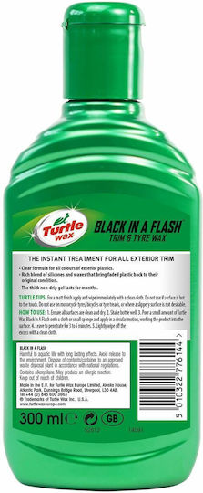 Turtle Wax Black in a Flash Cleaning and Protection Ointment for Car Body 300ml