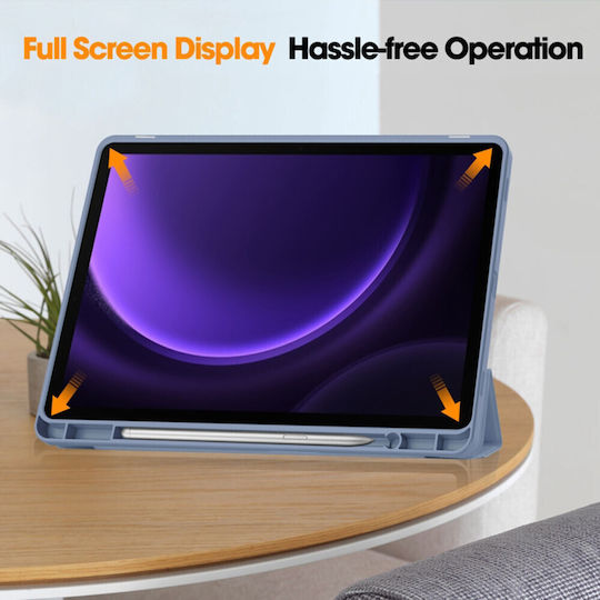 Techsuit Flip Cover Γκρι (Samsung Galaxy Tab S9 FE)