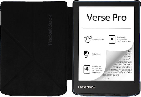 Pocketbook Origami Klappdeckel Schwarze