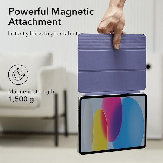 ESR Rebound Magnetic Flip Cover Lavender (iPad 2022 10.9'')