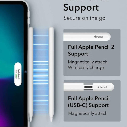ESR Husă Clasică Hybrid Flip Cover Durabilă Transparentă (iPad Air 13" 2024/2025/2026)
