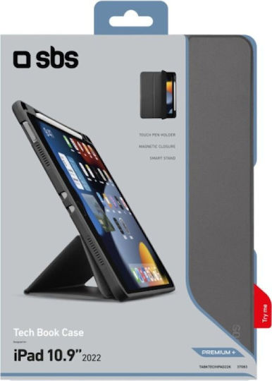 SBS Flip Cover Neagră (iPad 2022 10,9")