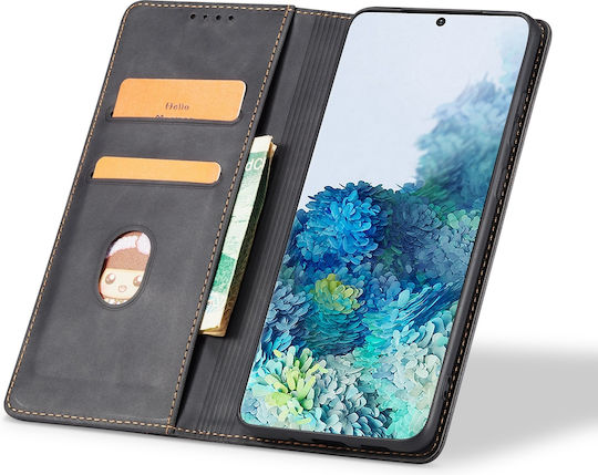 Bodycell Book Piele artificială / Piele Negru (Xiaomi Poco F6 5G)
