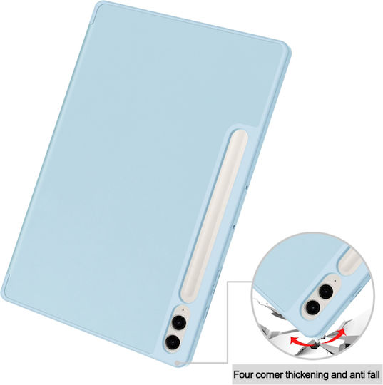 Techsuit Flip Cover Hellblau (Samsung Galaxy Tab S9 FE Plus)