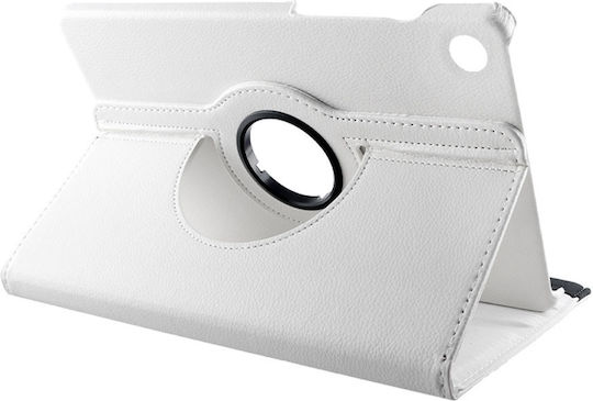 Θηκη Samsung Tab A9 X110 Tab A9 Lte X115 8.7" Leather Book Rotating Stand White