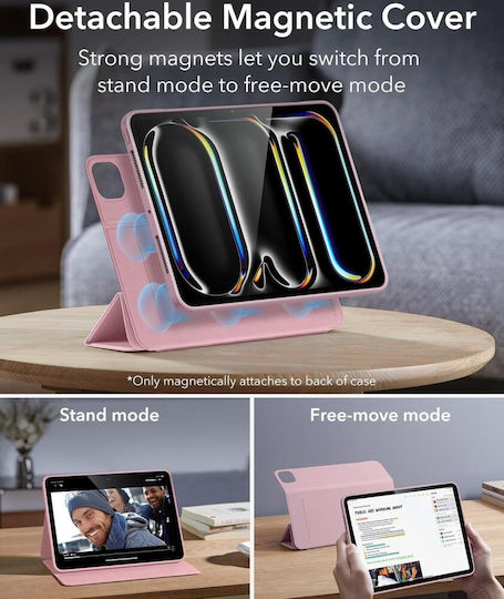 ESR Rebound Hybrid 360 Back Cover Ανθεκτική Ροζ (iPad Pro 2024 11")