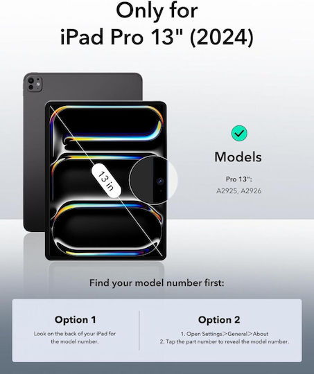 ESR Rebound Hybrid 360 Back Cover Ανθεκτική Ροζ (iPad Pro 2024 11")