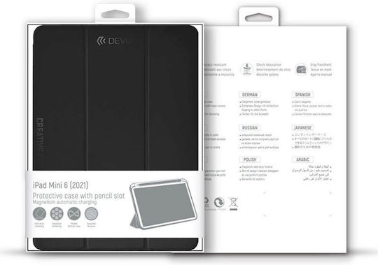 Devia Флип Капак Черен iPad mini 2021 / mini 2024