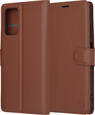 Techsuit Book Leather Brown (Redmi 10 / 10 2022)