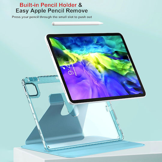 Techsuit Crystal Vision Samsung Galaxy Tab S9 S9 Fe Синьо