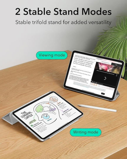 ESR Rebound Magnetic Флип капак Сив (iPad Pro 2024 11" - Превод: iPad Pro 2024 11")