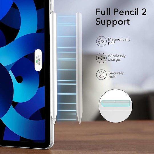 ESR Rebound Magnetic Flip Cover White (iPad Air 2013 9.7" / iPad Air 2020/2022 / iPad Pro 2018 11")