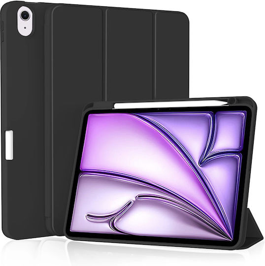 Techsuit Flip Cover Blacη (iPad Air 2024 11")