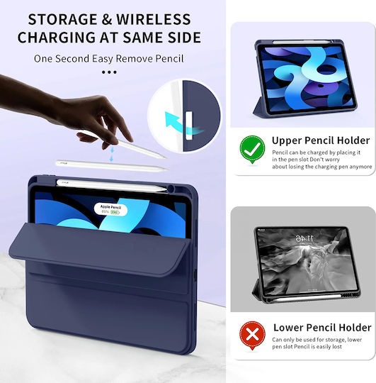 Techsuit Flip Cover Schwarze (iPad Air 11" 2024/2025/2026)