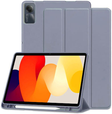 Techsuit Flip Cover Silicon Violet (Redmi Pad SE 11" - Redmi Pad SE 11")