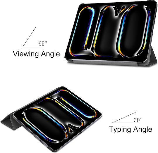 Techsuit Flip Cover Neagră (iPad Pro 2024 11")